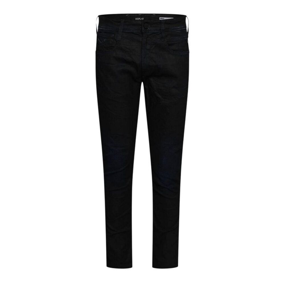 Replay Mens Anbass Cotton Slim Jeans / Blue